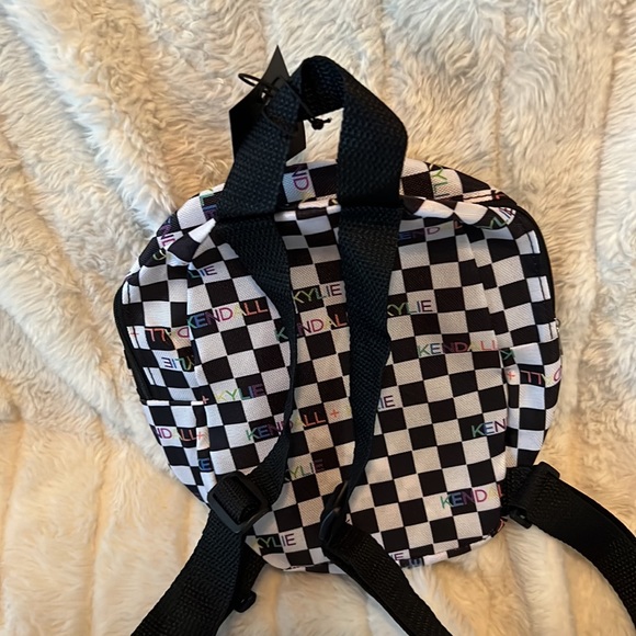 NWT Kendall & Kylie Mini check Backpack - Picture 2 of 2